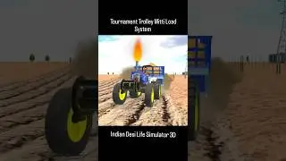 lndan life simulator 3D Tractor Add old model Swaraj 744
