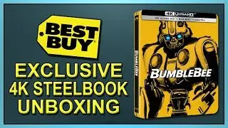 Распаковка Bumblebee Best Buy: эксклюзивный 4K+2D Blu-ray SteelBook