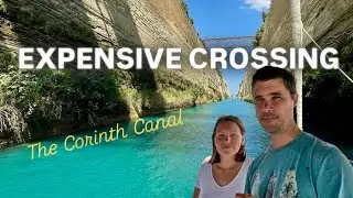 We head through the Corinth Canal on the first day it opened