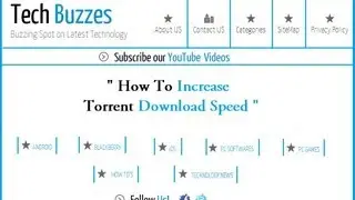 How To Increase Torrent Download Speed - 100% Working Trick