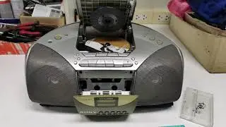 SONY CFD-S100 [220V] เครื่องเล่นเทป+CD+วิทยุ ใช้งานเต็มระบบ,เสียงเเน่นๆ