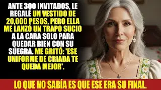 Le di un vestido de 20k, pero me lanzó un trapo sucio ante 300 invitados por culpa de su suegra.