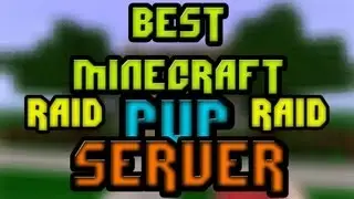 Best Minecraft PvP Raid Clan Server! 1.8 [Start with GOD APPLES!]