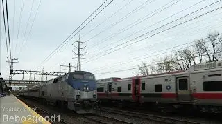Metro-North/Amtrak/SLE: Afternoon Trains in Noroton Heights, CT RR