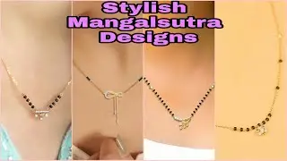Latest Light Weight Simple Gold & Daimond Daily Wear Mangalsutra Designs|| #TheFashionGallery