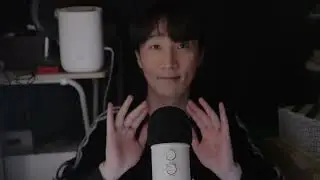 ASMR mouth hand whisper