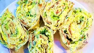 Lavash roll with cod liver