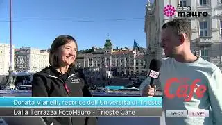 07/10/25 Donata Vianelli, rettrice dell&rsquo;Universit&agrave; di Trieste dalla Terrazza FotoMauro