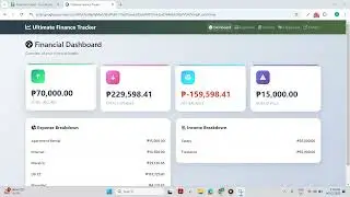 Complete Personal Finance Management System - Works on Mobile & Desktop! 📱💻