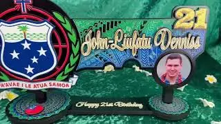 Stunning 3D Birthday Key AU242 | Unlimited Colors to Celebrate Life