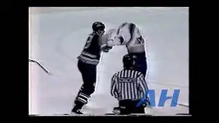 NHL Feb. 8, 1993 Randy Ladouceur,HFD v Kelly Chase,STL (HL) Hartford Whalers St. Louis Blues