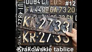 Tablicowa Środa #12 Krakowskie tablice rejestracyjne z lat 60tych