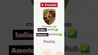 Commonly Mispronounced words Pronunciation of Porsche #short