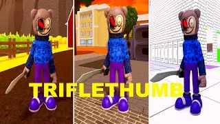 How to get TRIFLETHUMB BADGE + MORPHS in BECOME EVERY FUNKY CHARACTERS 2 BEFC2 [UPDATE] ROBLOX !