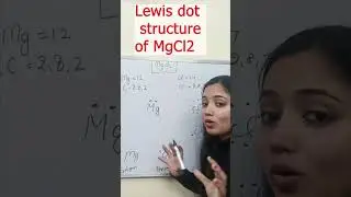 MgCl2 Lewis dot structure Class 10  #maths #allotropesofcarbon #chemistry #carboncompounds