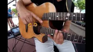 using fidget spinner on Guitar
