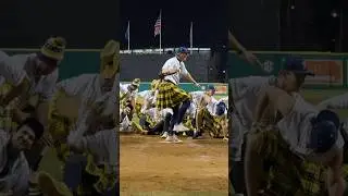 Can Andy Archer Really Stomp 100 Times? #dance #celebration #savannahbananas #bananaball #baseball