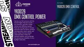 Unlock 1,024 Channels! YK002B DMX Controller Demo | Pro Lighting Console Walk-Through