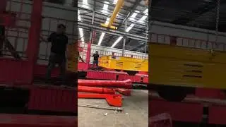 Trackless electric transfer flat car#materialhandlingequipment