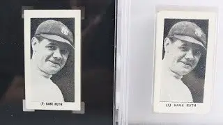 Babe Ruth W502 Back Variations Baseball Cards