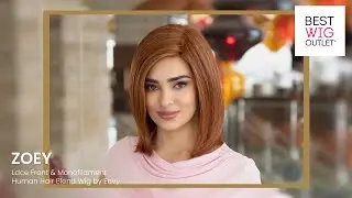 Zoey | Lace Front & Monofilament Human Hair Blend Wig by Envy (EV37012/EV37012R)