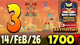 Angry Birds Friends Level 3 Tournament 1700 Highscore POWER-UP walkthrough