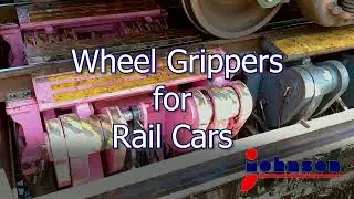 Rail Car Wheel Gripper - #railindustry #railcar #logisticssolutions #mining #dumping #industrial