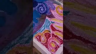 Abstract in Oil Pastels #timelapse #timelapseart #timelapsedrawing #timelapsepainting #oilpastels