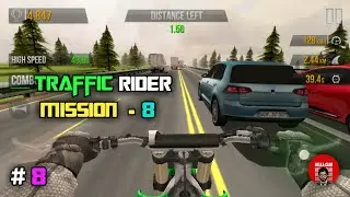 Traffic Rider - Gameplay Walkthrough l Mission 8 Ride 4 Km In 90 Seconds l Android Gameplay