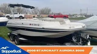 2006 Starcraft Aurora 2000 Deck Boat Tour SkipperBud's