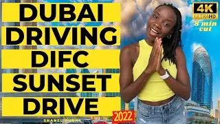 [4K] Dubai Driving DIFC |  Dubai Sunset Drive | Museum Of The Future | SZR