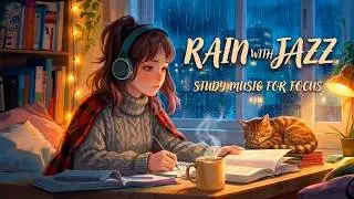1 Hour Rainy Night Study 🌧️ Cozy Lofi Beats for Deep Focus