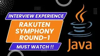 My Recent Interview experience with Rakuten Symphony Company 🔥||Round-1 ||FullStack with Ram