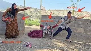 The husband's attempt to evict the second lady from the place to keep the first lady calm.....