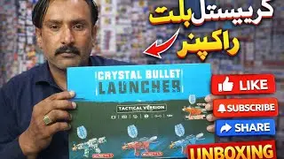 Crystal bullet launcher unboxing l unboxing gun and review