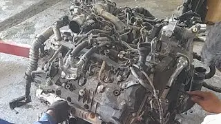 Toyota land cruiser Diesel 1VD remove step by step