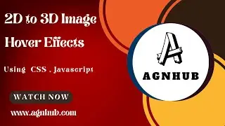 2D to 3D Image Hover Effects | CSS & Javascript