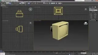 3D Max. Упражнение №7.  Работа с модификатором Edit Poly. Телевизор.