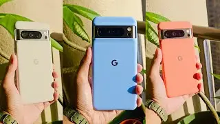 Pixel 8 Pro - Official Google Case Review (Bay, Porcelain, and Coral)