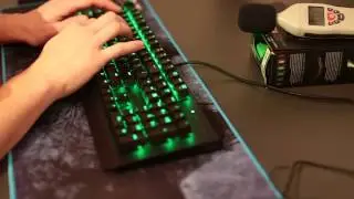 Razer BlackWidow X Chroma (Razer Green) - click noise (dBA)