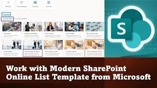 Create a list from Microsoft template || New list template create list || No code list in SharePoint