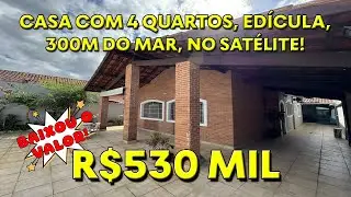 ABAIXOU! CASA PORTEIRA FECHADA com 4 QUARTOS, JARDIM, EDÍCULA, PRÓXIMO A CENTRO, FORNO/FOGÃO À LENHA