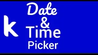 Date and Time Picker in kodular | kodular date picker | kodular Time picker