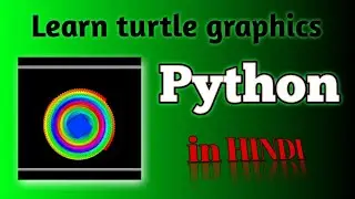 Make turtle graphics | python tutorial 