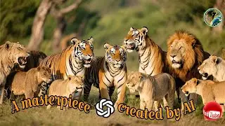 Animals brought to life by artificial intelligence🐆🐘🦁