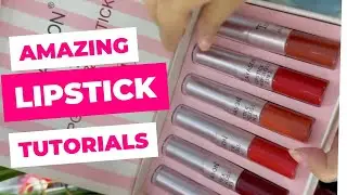 Testing $1 Lipstick from Wish.com#haul #review