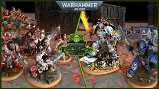 Can Daemonkin World Eaters take down Ultramarines? | PtV Teams Round 1 | 40k Batrep