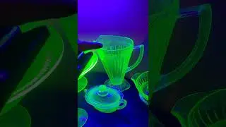 GQ gmc-800 comparing enclosed vs exposed GM tube readings on Uranium Glass