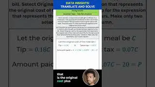 #GMAT Focus Data Insights- Two Part Analysis GMAT Official Question Practice Ques 5 #shorts