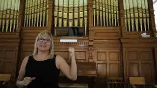 Émilie Bordeleau et l'église de Saint- Stanislas